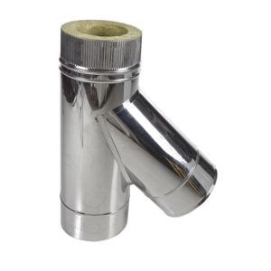 Тройник подключения 45° Нерж AISI430 0.5 мм