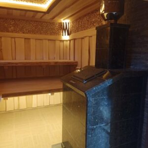 Облицовка для банных печей «Президент» из серпентинита (Технолит)